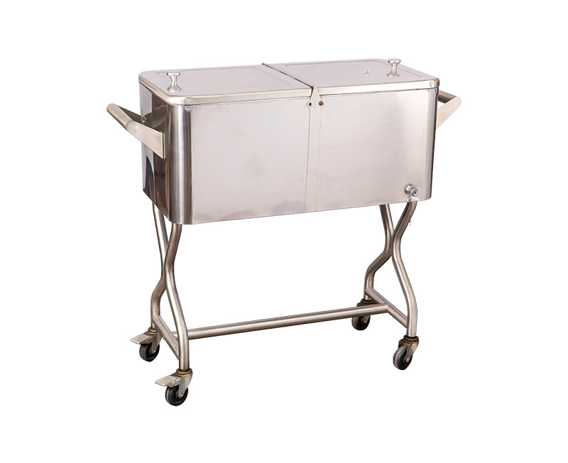 80QT OEM Metal Party Cooler Cart