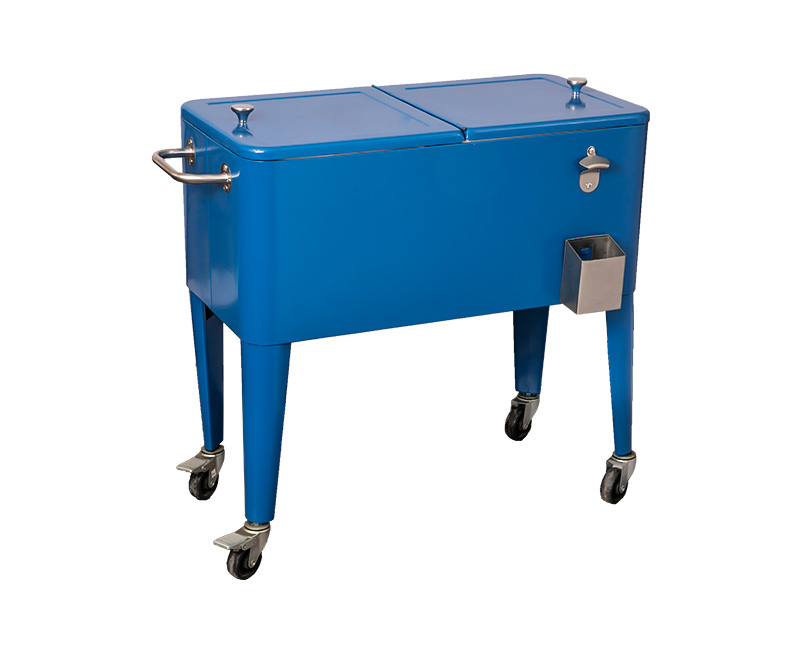 60QT OEM Large Capacity Popsicle Cooler Cart